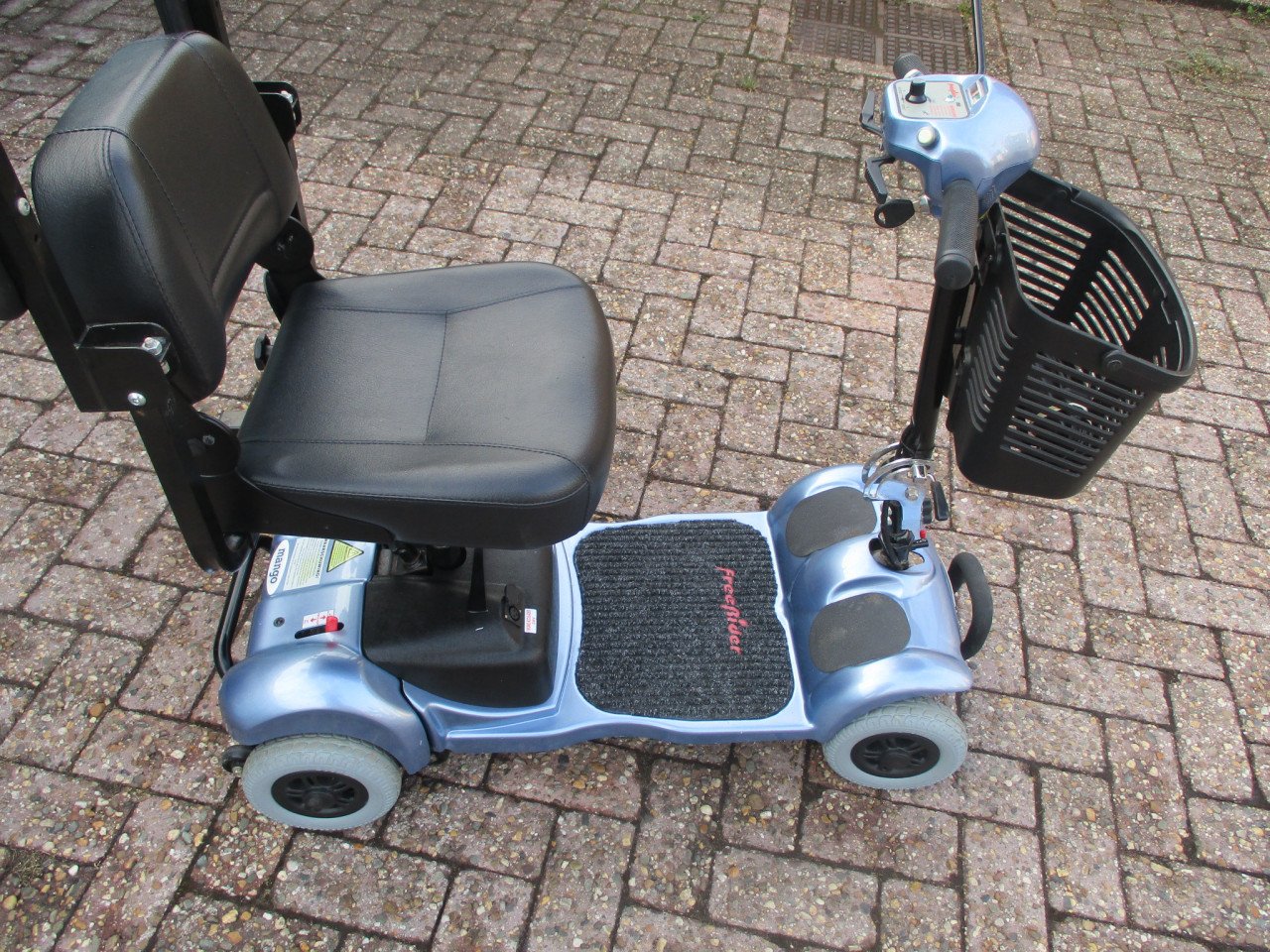 Zgan opvouwbare Mango Cat 4wiel scootmobiel met afneembaar  accupakket