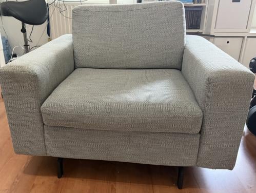 Fauteuil van Zuiver lichtgrijs
