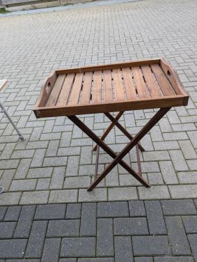 Bijzet tafel hardhout