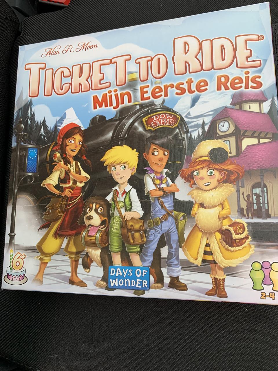 Bordspellen set: ticket to ride junior, clever junior, keer op keer junior