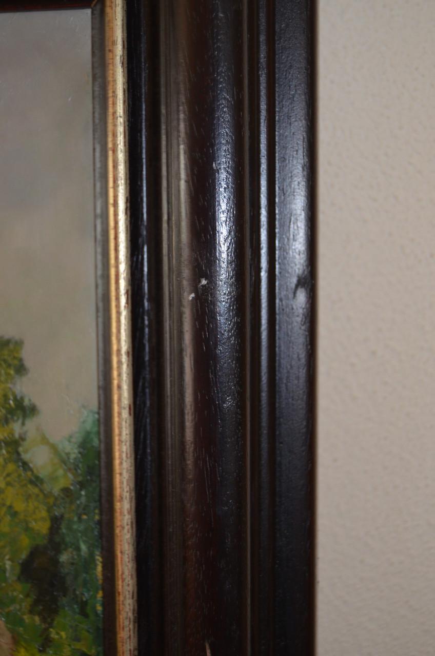 Olieverfschilderij Miel Moorkens, Hoeve in Strijbeek