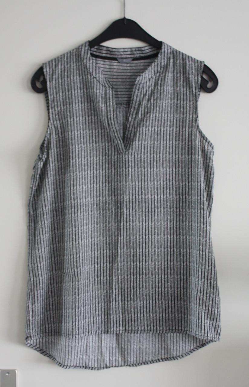 Blouse zwart wit blouse  maat 40