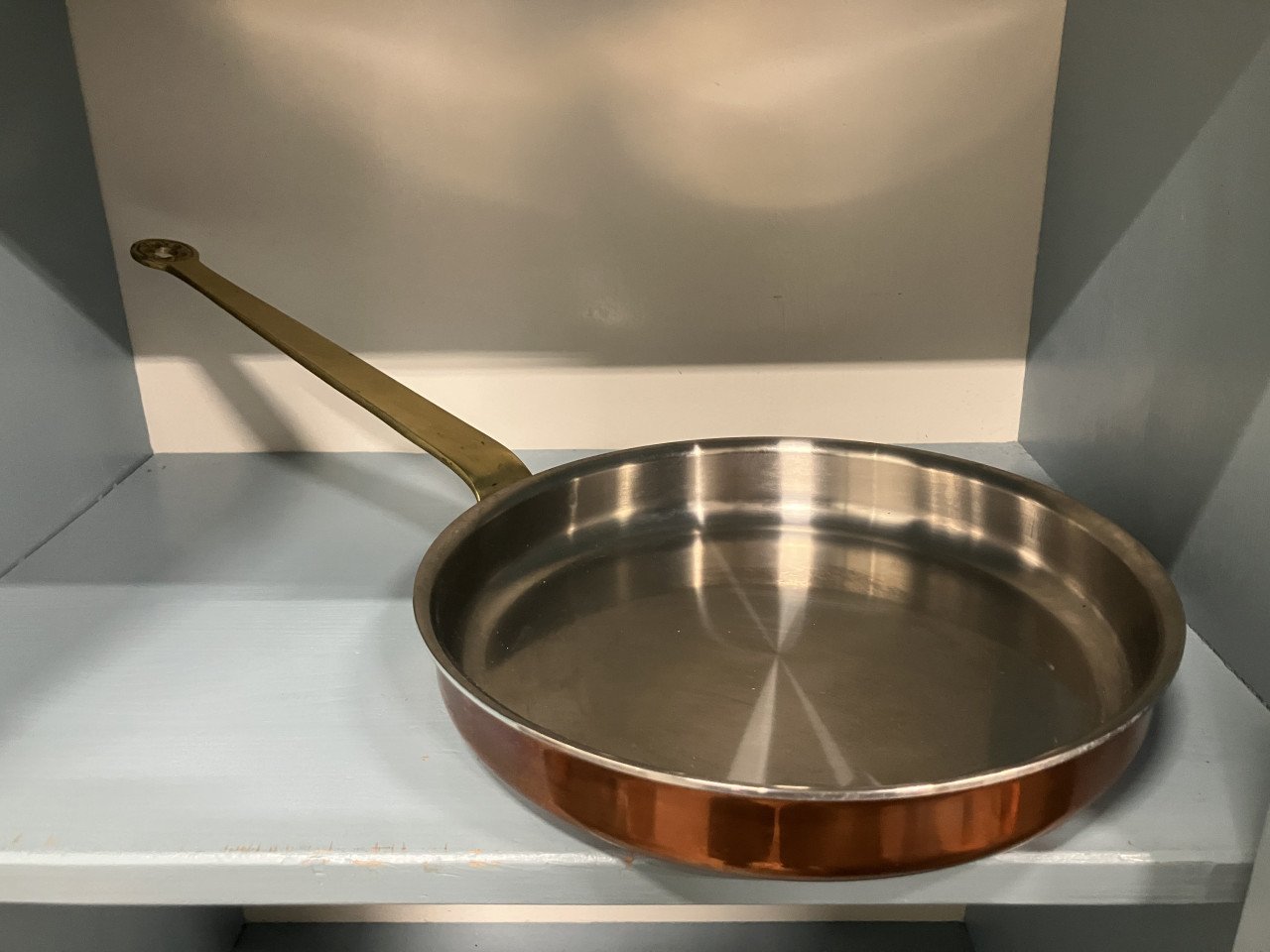 Koperen pannen, Stöckli, Swiss made, zware kwaliteit!