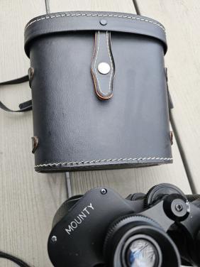 Mooie heldere antieke Mounty antireflex Verrekijker