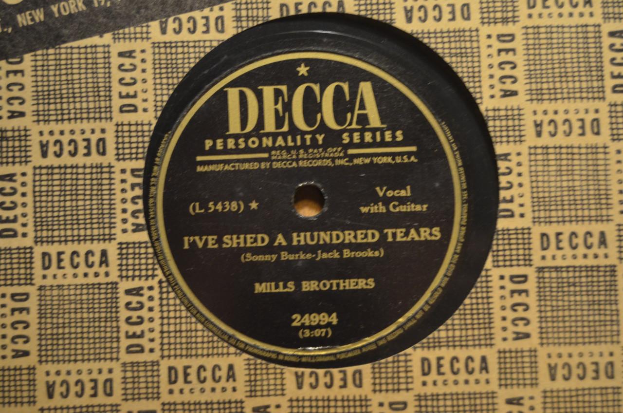 78 rpm Mills Brothers jaren '40 en '50 héél veel stuks. (4)