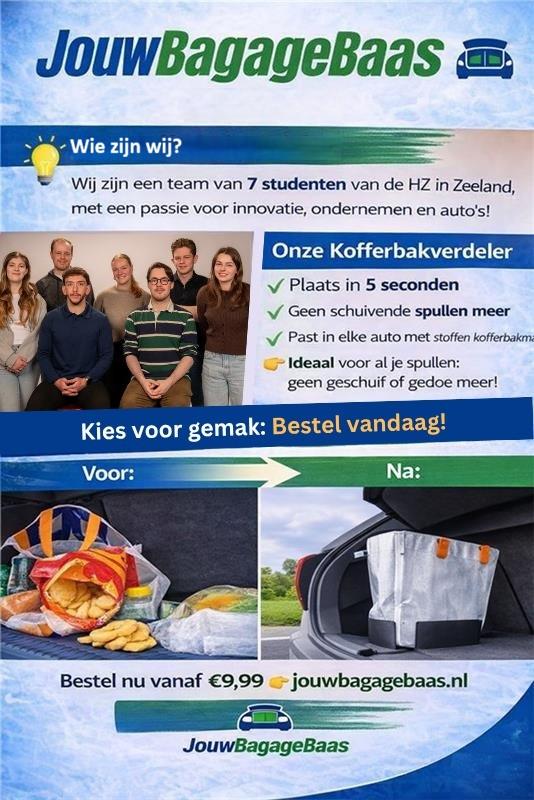 Jouwbagagebaas: kofferbakverdeler