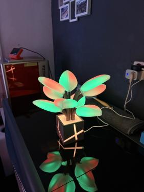 Plant lamp.