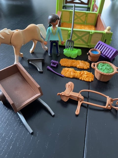Playmobil 3 paardenstallen Spirit