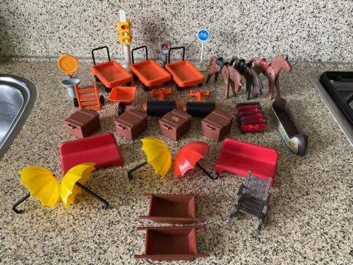 Verschillende onderdelen van het merk: Playmobil.