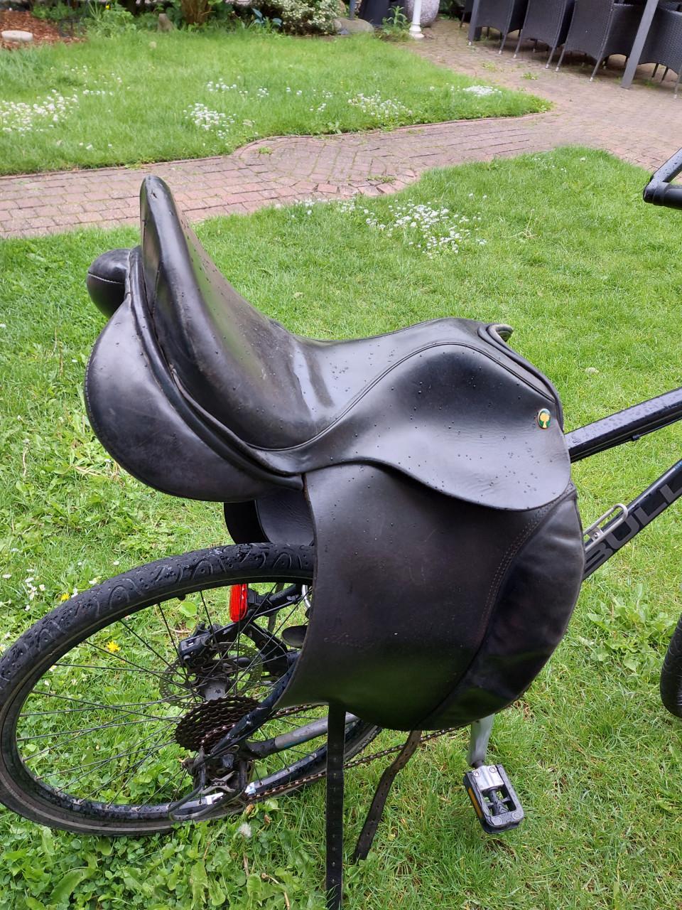 Paardenzadel paardrijzadel decoratie