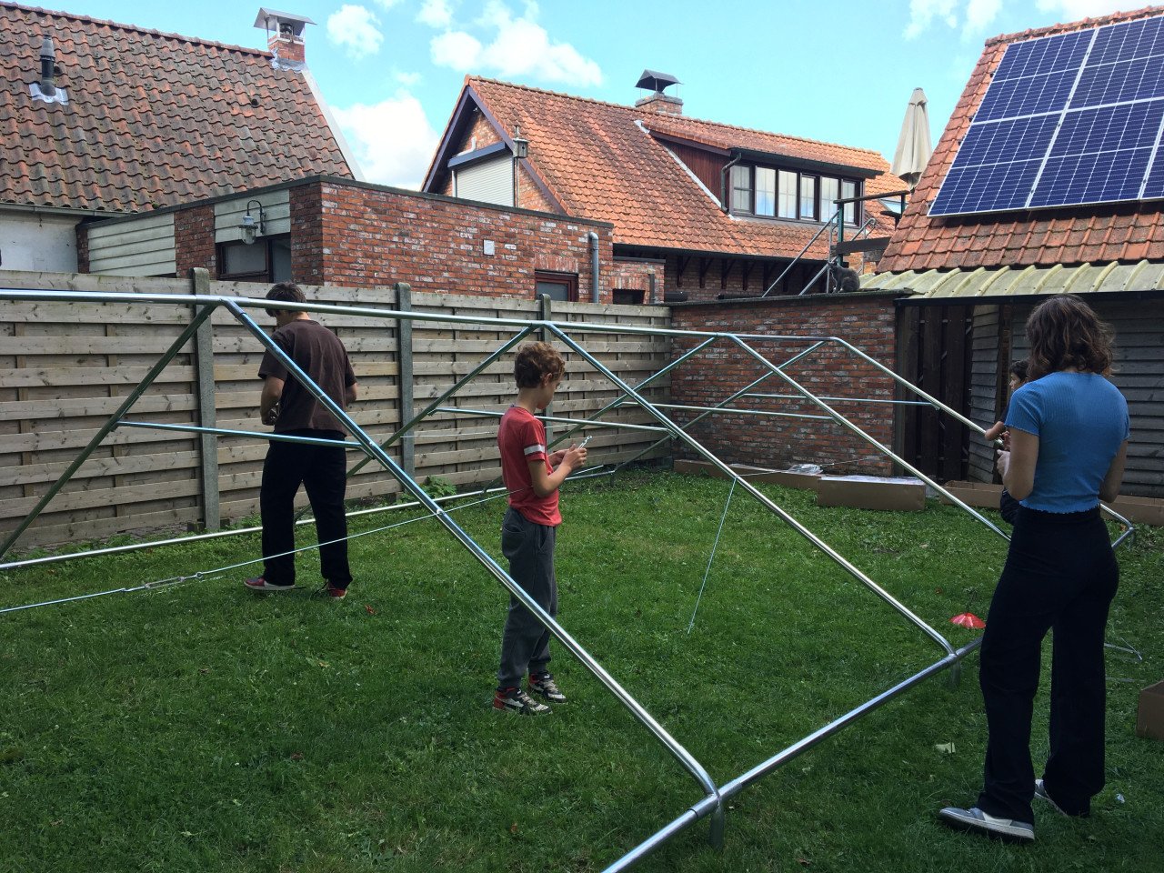 Partytent 5x8 meter