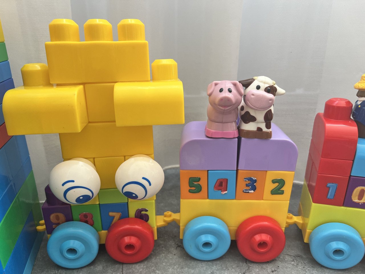 Grote partij mega bloks boerderij thema