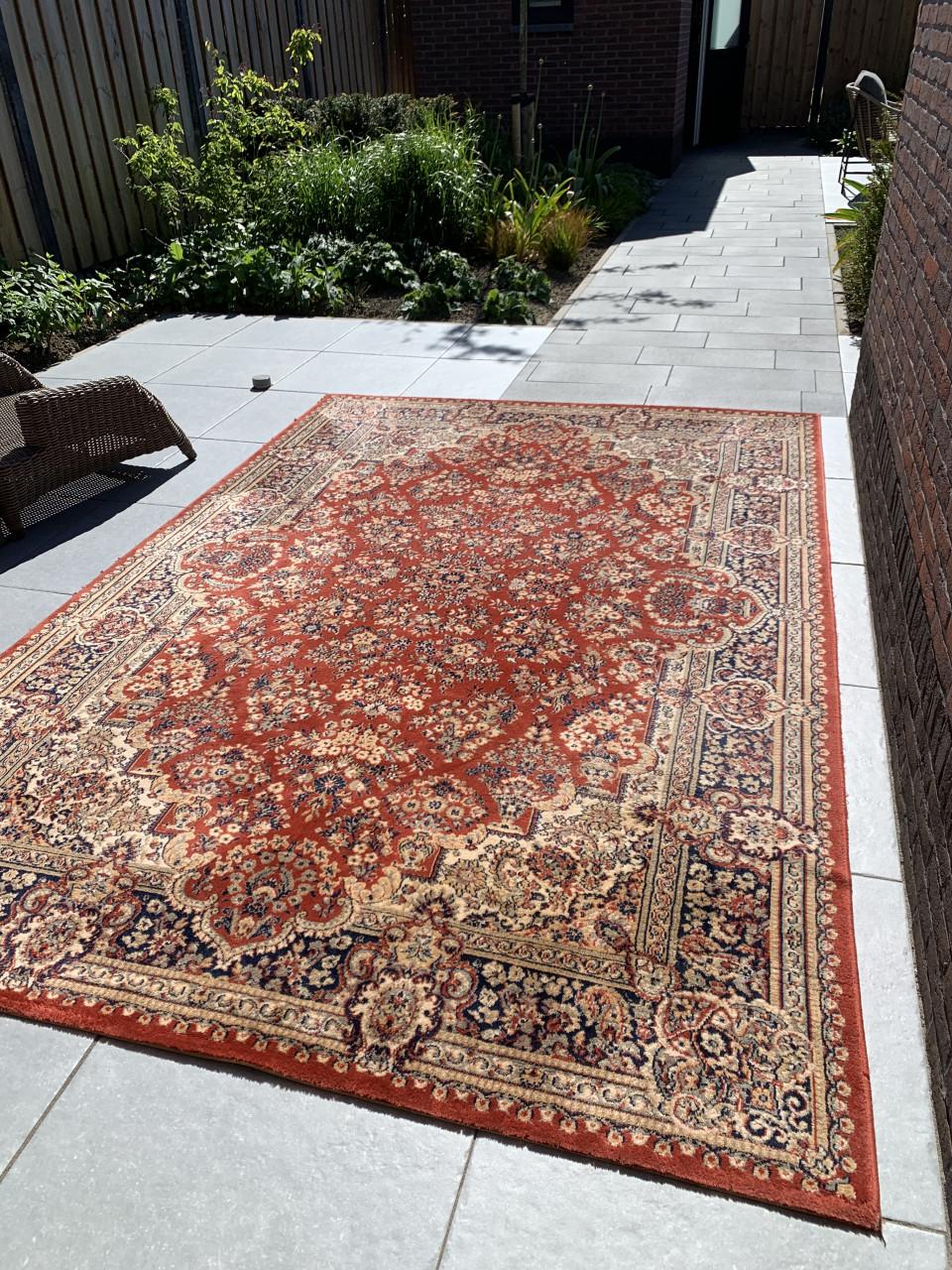 ✨Super Leuk Sfeervol Vintage Vloerkleed Zuiver Scheerwol ✨