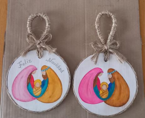 Handmade kerstversiering.