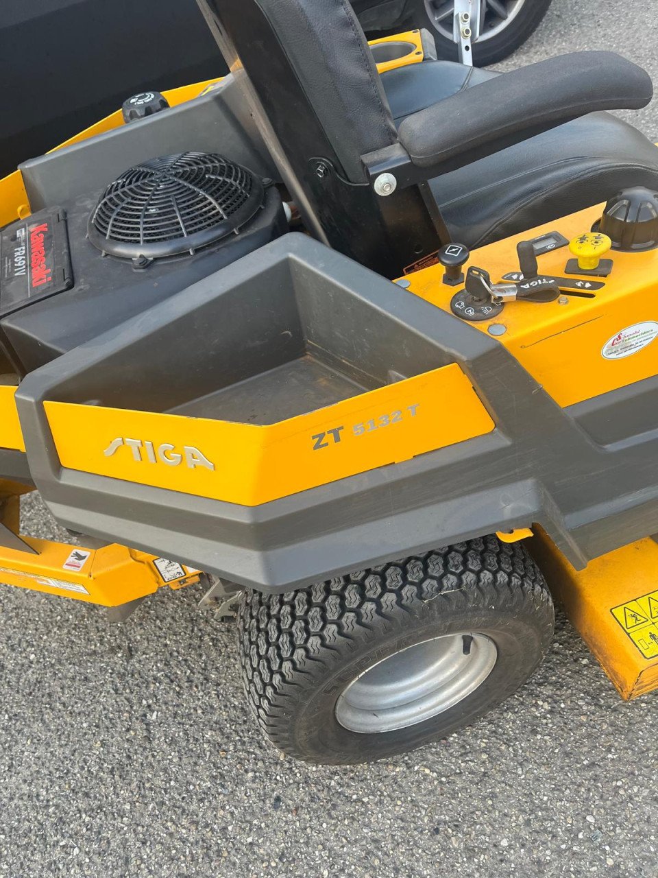 Stiga ZT5132T Zeroturn zitmaaier Mulch 132cm!!