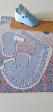 Snijmallen voor baby schoentjes