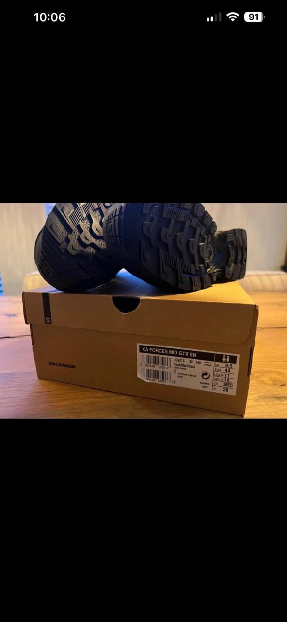 Nieuwe Salomon forces schoenen maat 44.