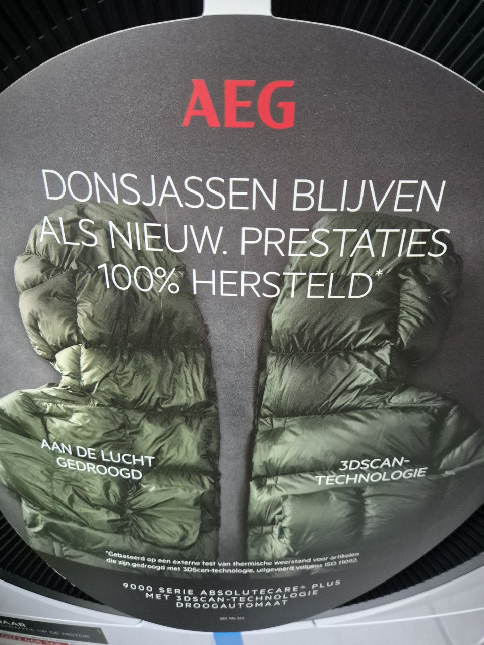 -NIEUW- AEG TR968B4C warmtepompdroger