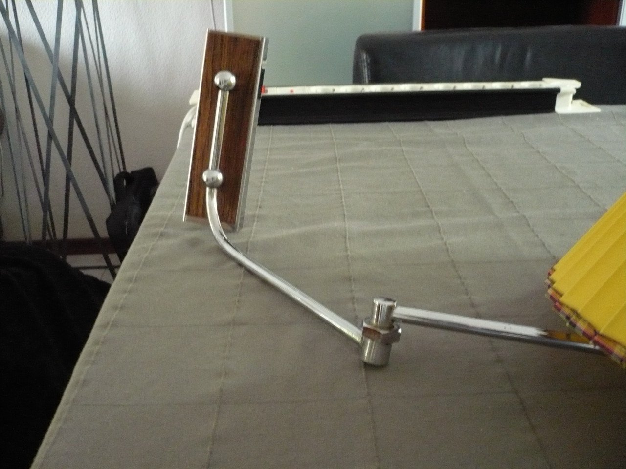 Vintage wandlamp harmonica model