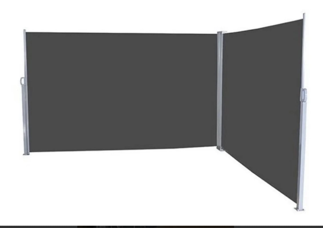 Nieuw oprolbaar windscherm / 2 x 3 meter / Hoogte 160 cm