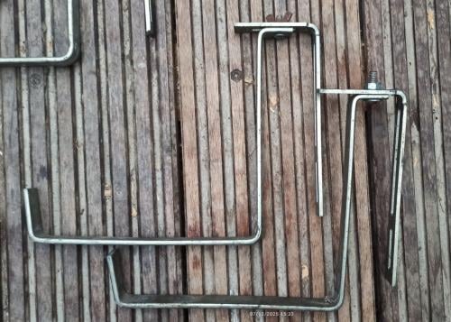 Metalen balkonbakhouder 3 x 2 stuks