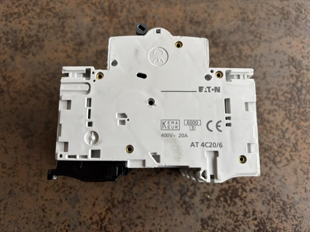 EATON Installatieautomaat DIN-rail C20  3-FASE 4-polig 400 VOLT