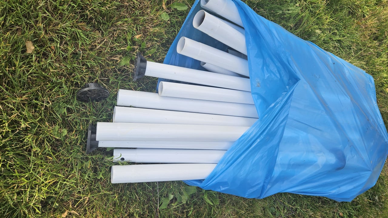 Intex zwembad rond 366x76cm, compleet met zandfilter en trap