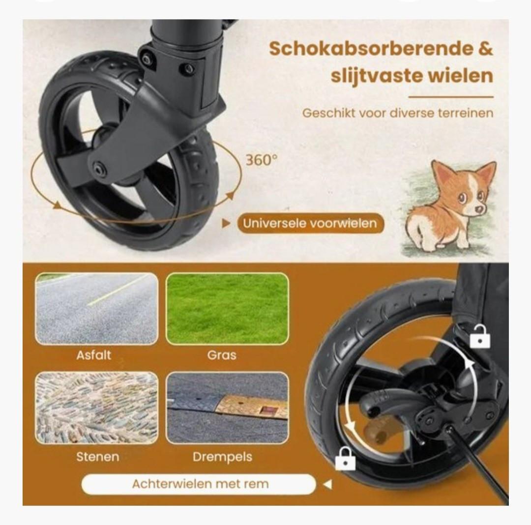 Hondenbuggy tot 60kg