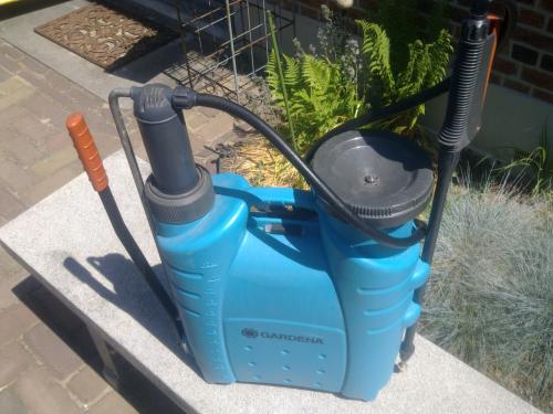 Gardena rugspuit 10 euro