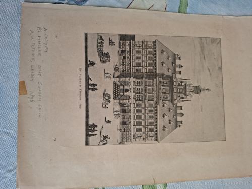 Print Oude stadhuis vlissingen uit 1699