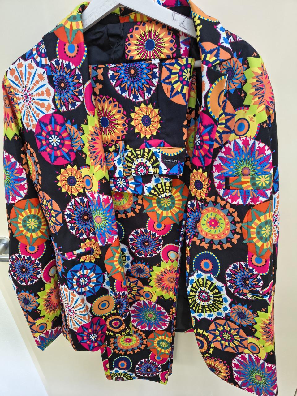 Compleet Flower Power kostuum
