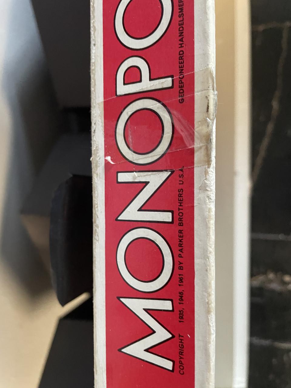 Monopoliespel vintage