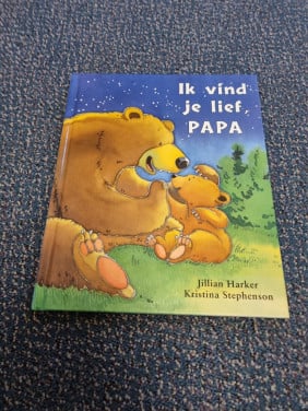 Kinderboek Ik vind je lief papa