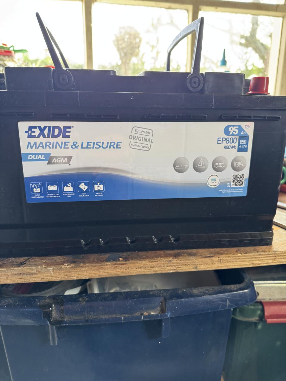 2 Exide 95 ah Accu’s