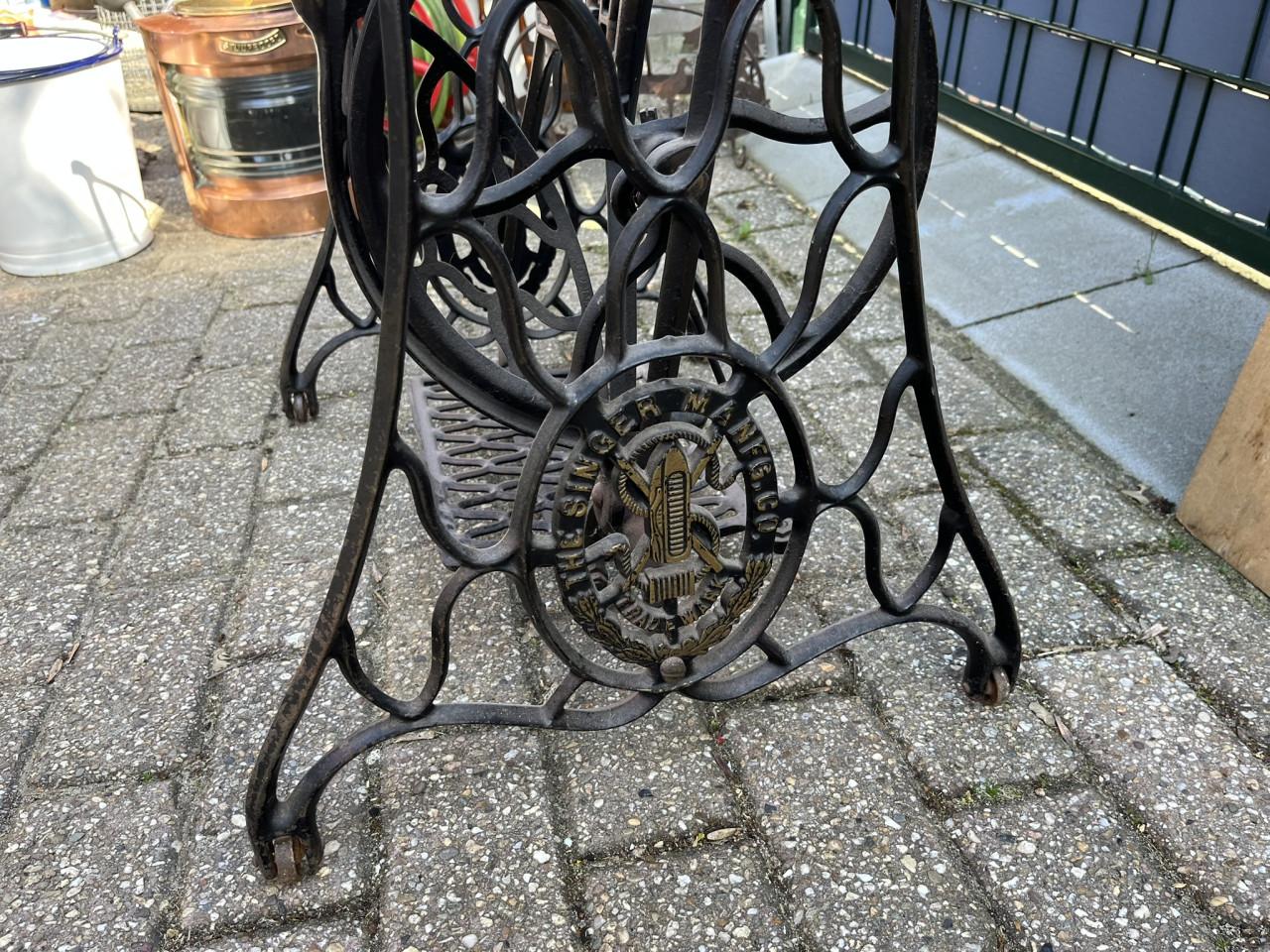Metalen tafel frame Singer naaimachine