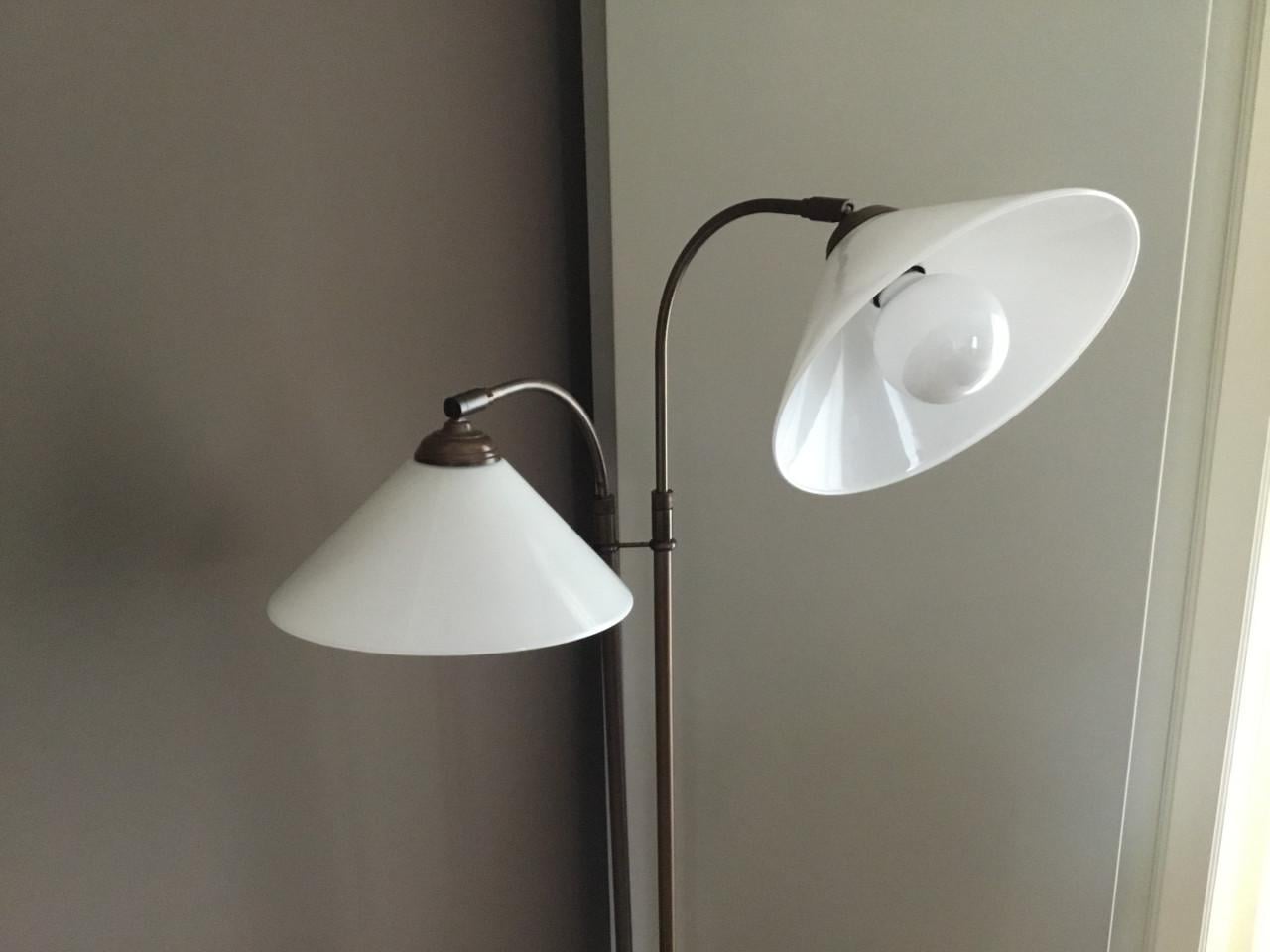 Vloerlamp brons