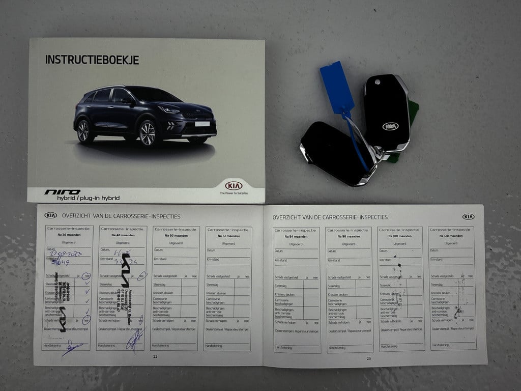Kia Niro 1.6 gdi hybrid dynamicline | half leder/stof | navigatie | parkeer