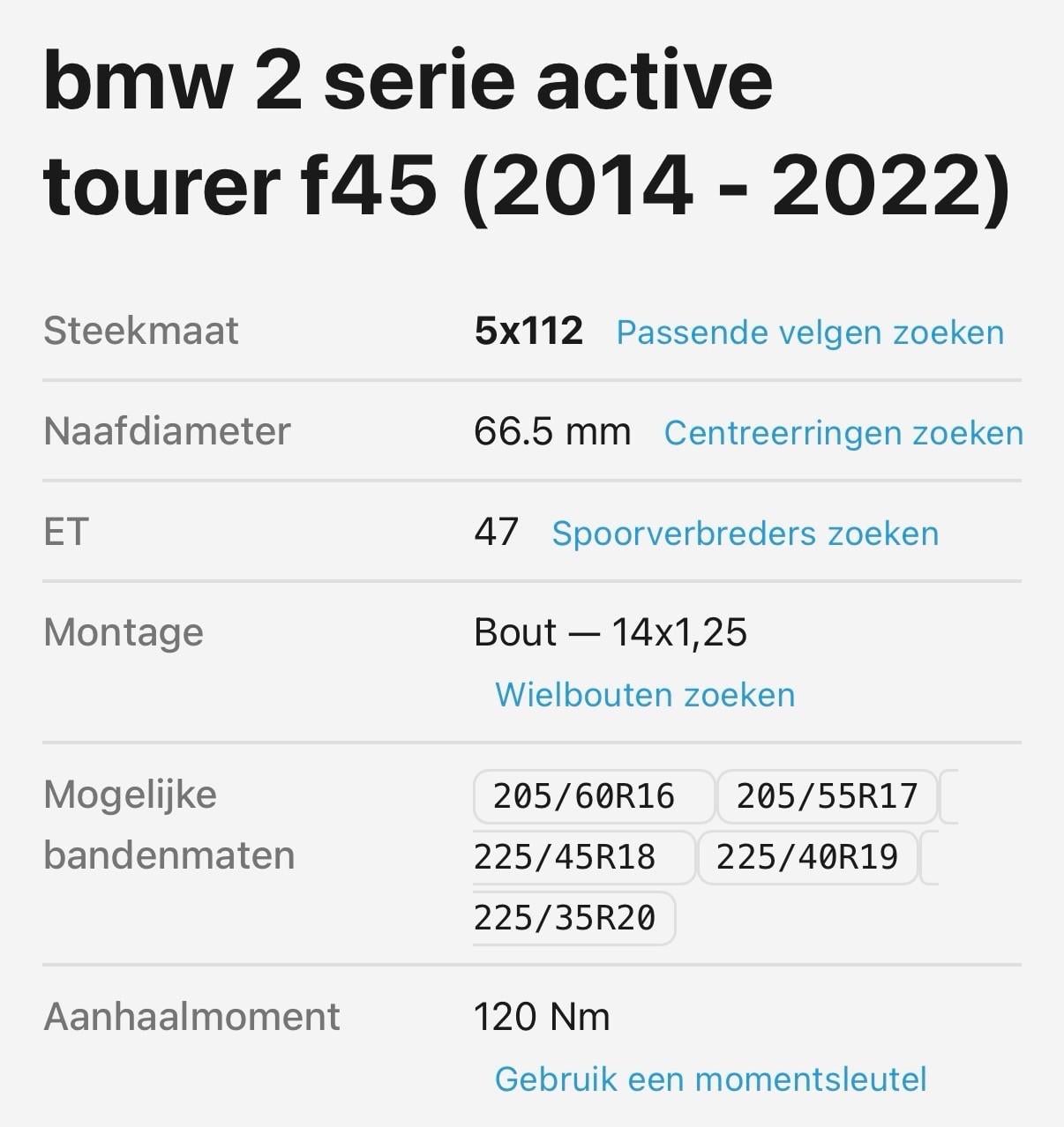 Bmw reservewiel