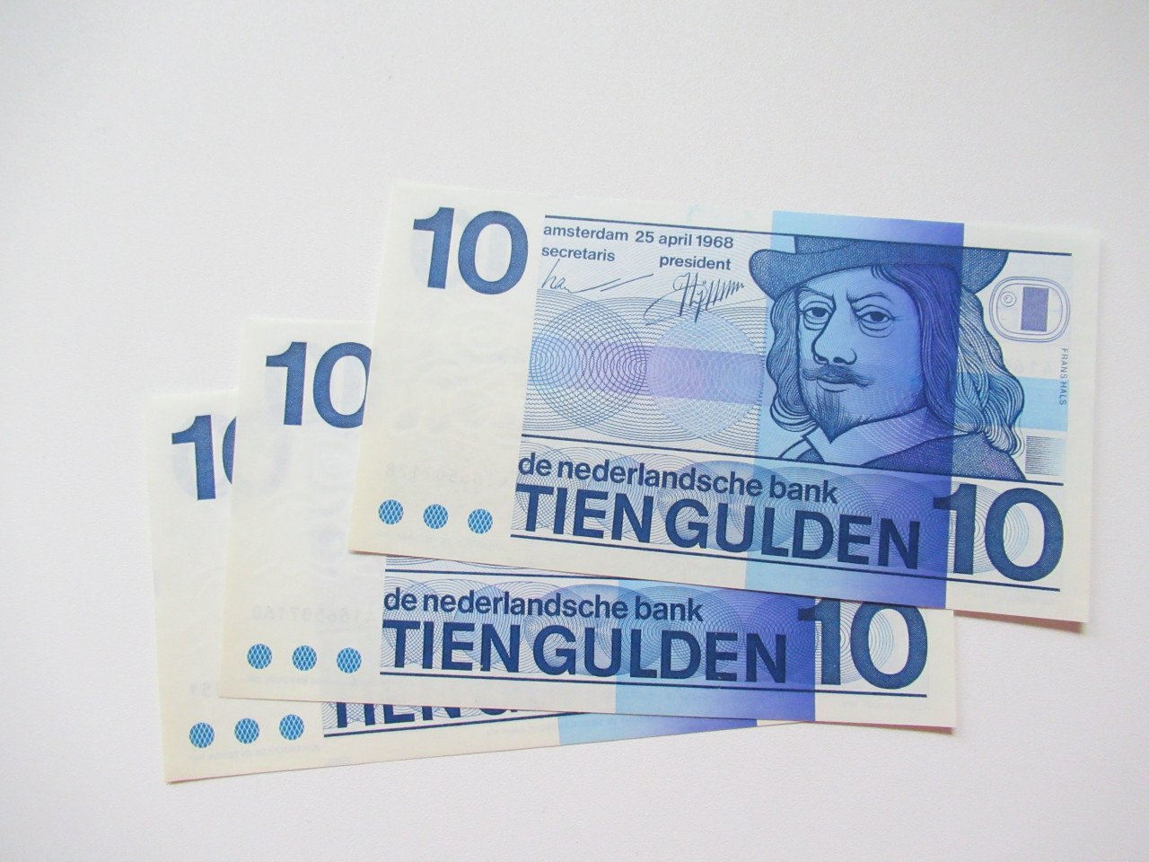 Bankbiljetten 5 en 10 gulden