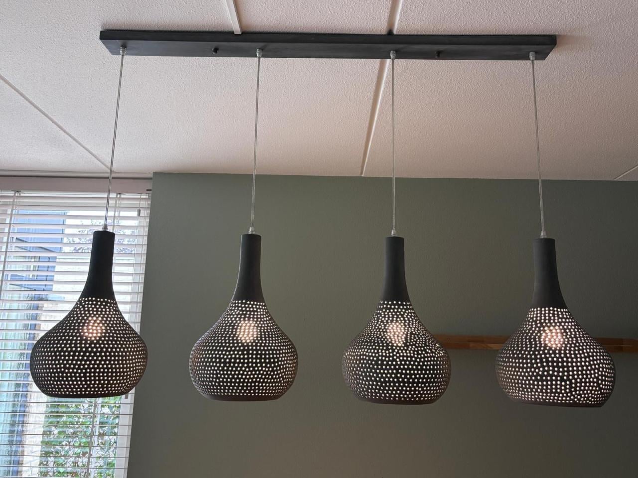 Mooie hang lamp voor eettafel