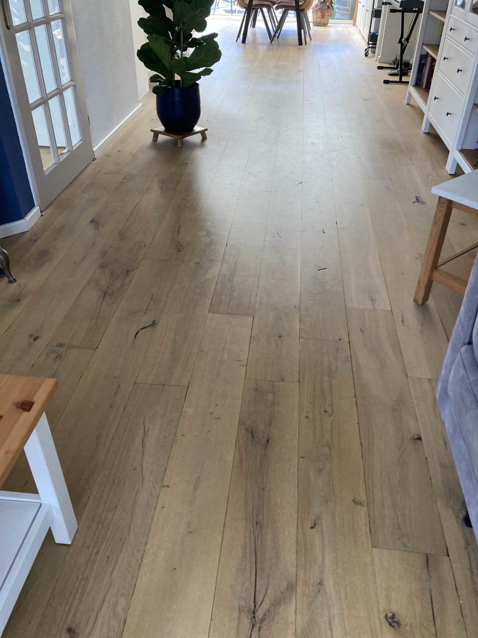 Buitenkansje: houten vloer voor een mooi bod