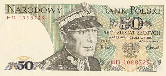 Biljetten Polen  UNC