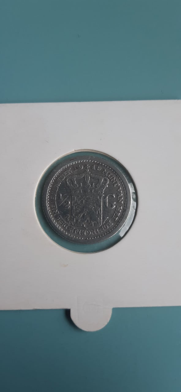 Halve guldens wilhelmina zilver