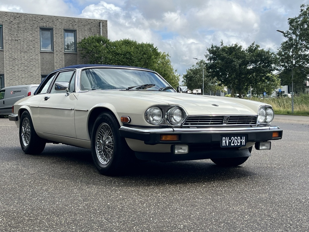 Jaguar Xj xjs-c 5.3 v12 targa met zeldzame hardtop