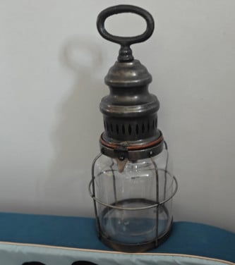 Glazen lantaarn, windlicht