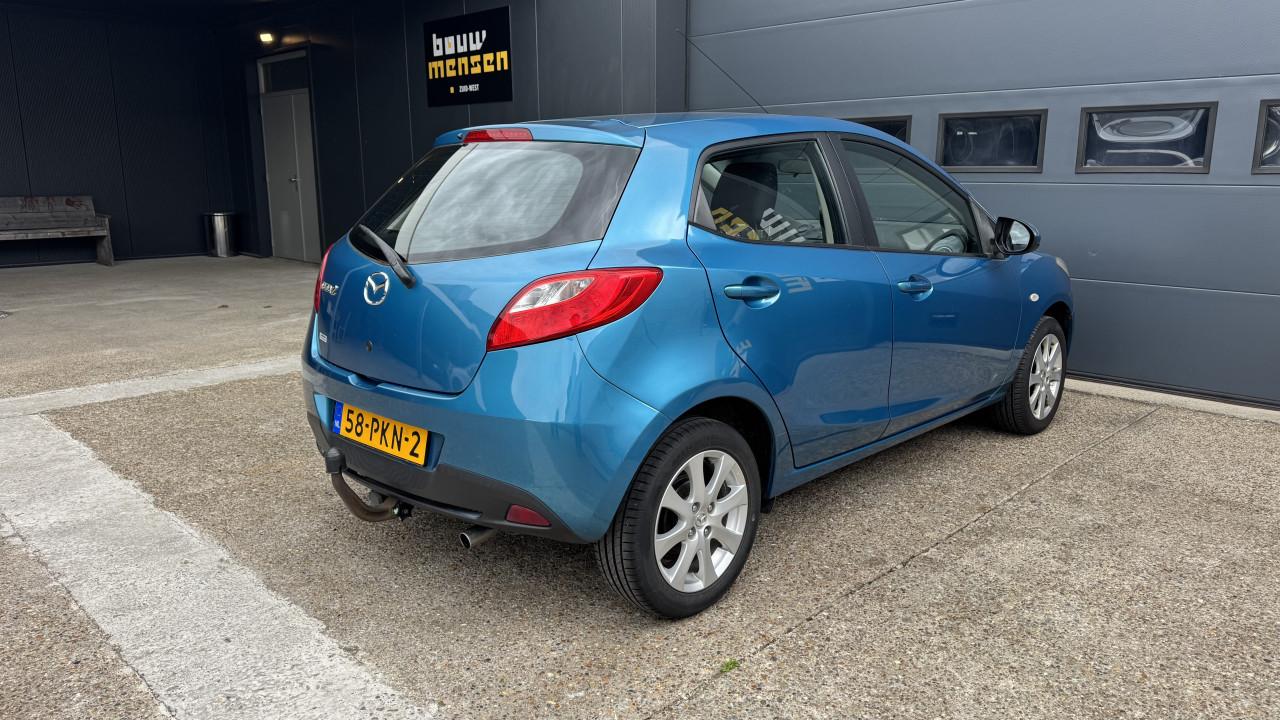 Mazda 2 1.3 GT-L 5DRS 2011 Blauw Airco Apk Nap Stoelverwarming