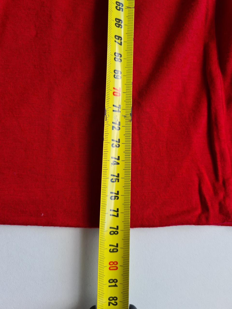 Rinascimento lange rode dunne waterfall trui / tuniek  Maat M