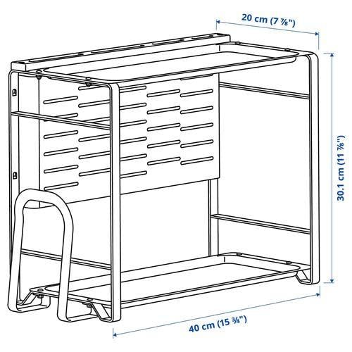 Ikea Avsteg keukenrek, zgan