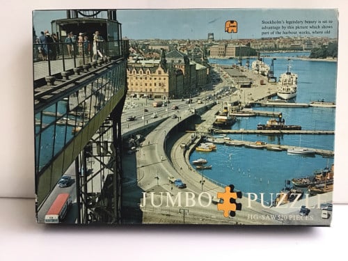 Puzzel Stockholm uit de jaren 1960