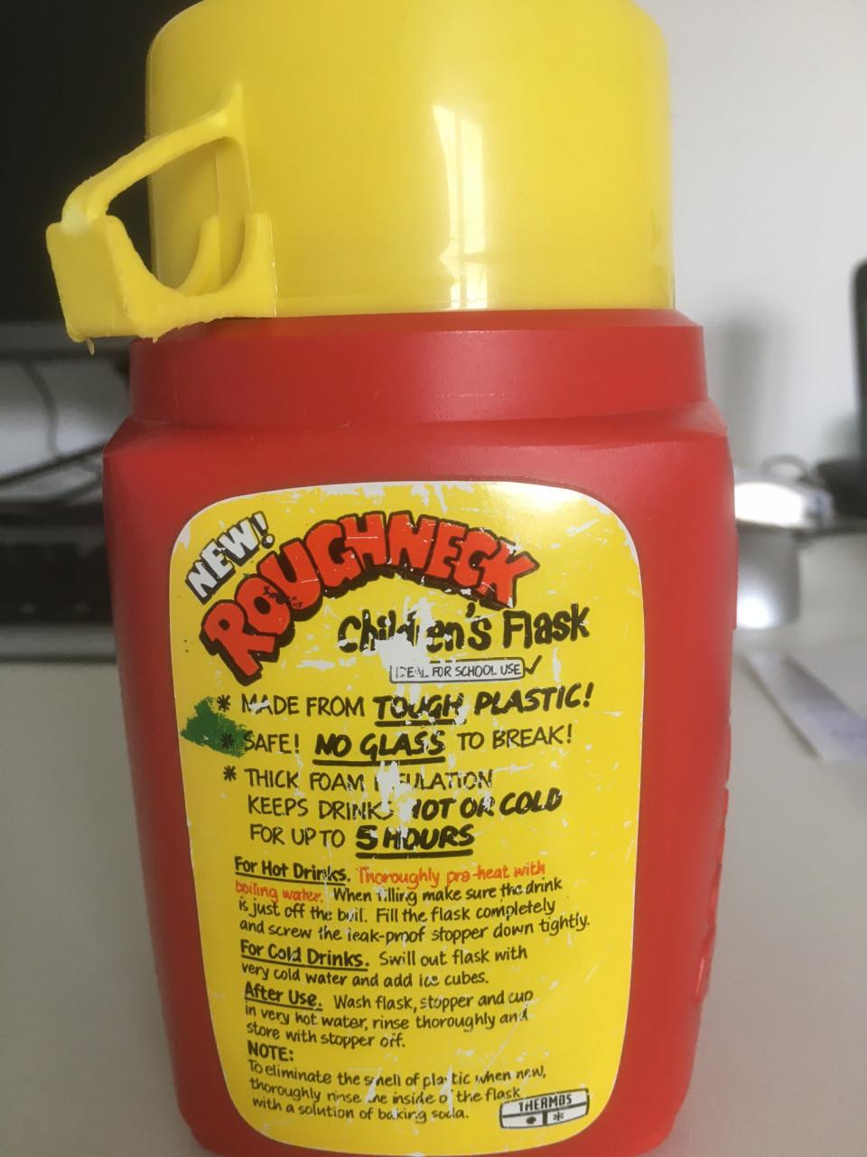 Thermosflesje Snoopy Woodstock Inhoud: 0,26 liter In prima staat!